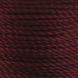 Cordon torsad&eacute; rayonne 1mm bordeaux - 269