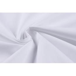 Tissu popeline de coton blanc - 283