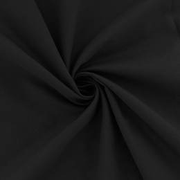 Tissu voile de coton noir - 283