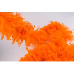 Boa moyen plumes déchirées 1,90m orange - 319