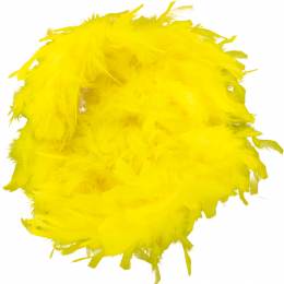 Boa moyen plumes déchirées 1,90m jaune - 319