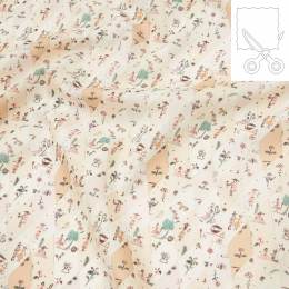 Coupon tissu Liberty Tana Lawn picnic parade 110 cm - 34