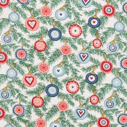 Tissu Liberty Fabrics Patch festive baubles - 34