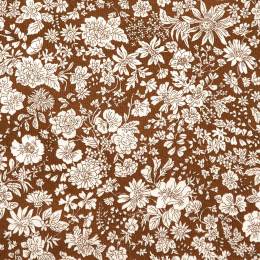 Tissu Liberty Fabrics patch Emily Belle jewel tones Choco - 34
