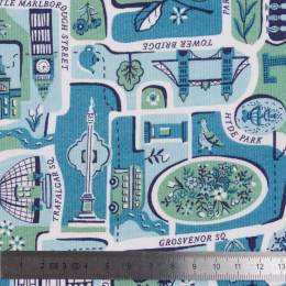 Tissu Liberty Fabrics patch london bouquet city - 34