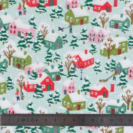 Tissu Liberty Fabrics Patch Festive Village - 34