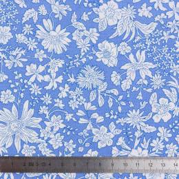 Tissu Liberty Fabrics patch emily blossom blue grande laize - 34