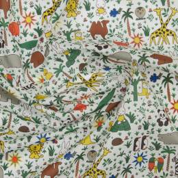 Tissu Liberty Fabrics Tana Lawn&reg; Miffy Zoology laize de 110cm - 34
