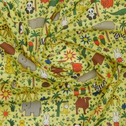 Tissu Liberty Fabrics Tana Lawn&reg; Miffy Zoology laize de 110cm - 34