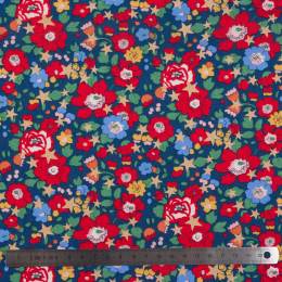 Tissu Liberty Fabrics Tana Lawn® Christmas Betsy Star lurex - 34