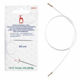Cable pour aiguilles interchangeables 80cm 10,5cm - 346