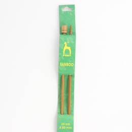 Aiguille à tricoter 33cm bambou n°4,5 - 346