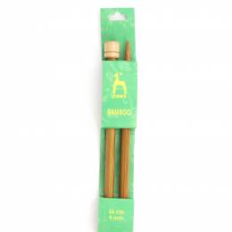 Aiguille à tricoter 33cm bambou n°9 - 346