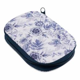 Pochette couture garnie d'accessoires fleuris - 367