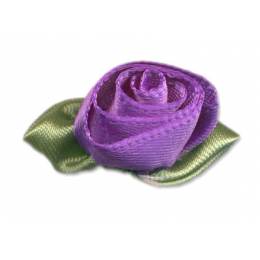 Fleur grand modèle x 10-violet/vert - 397