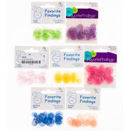 Assortiment de 9 cartes de boutons - 399