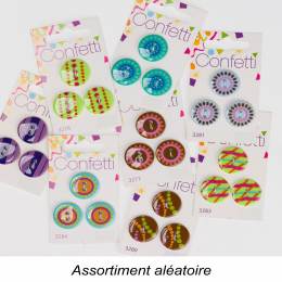 Assortiment de 8 cartes de boutons - 399