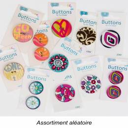 Assortiment de 11 cartes de boutons - 399