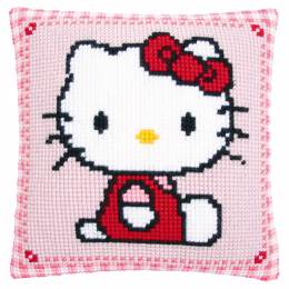 Coussin point de croix Hello Kitty - 4