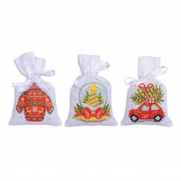 Kit sachet Noël typique lot de 3 - 4