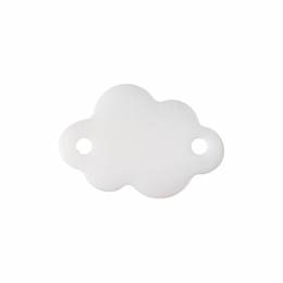Pampille de nacre nuage 15 mm - 408