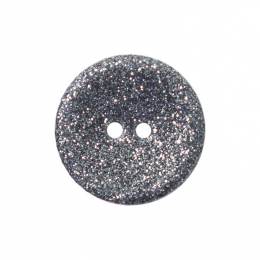 Bouton nacre river shell 18mm bleu - 408