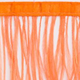 Galon plumes d'autruche 15cm orange de 1,50 mètre - 408