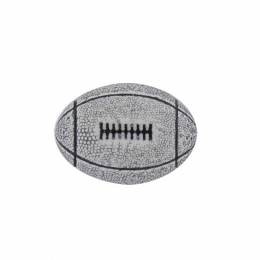 Bouton noir enfant ballon de rugby 20mm - 408