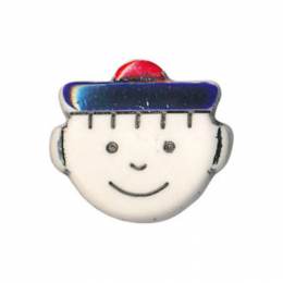 Bouton enfant tête de marin - 408