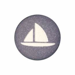 Bouton enfant dessin bateau - 408