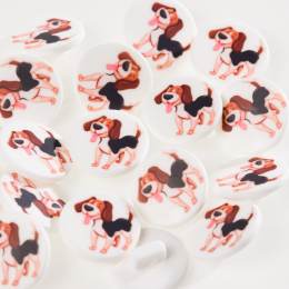 Bouton enfant chien - 408