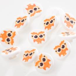 Bouton enfant chouette - 408