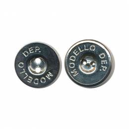 Boutons magnétiques à coudre 18 mm argent - 408