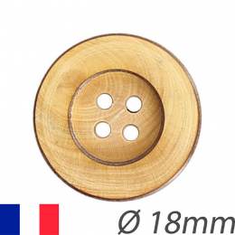 Bouton couture en bois 18mm - 408