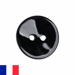 Bouton couture noir nacre - 408