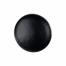 Bouton aspect cuir &agrave; queue - 408