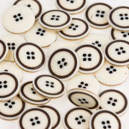 Bouton bicolore - 408