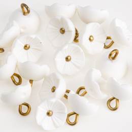 Bouton fleur &agrave; anneau - 408