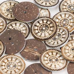 Bouton coco &agrave; trous - 408