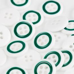 Bouton bicolore 4 trous - 408