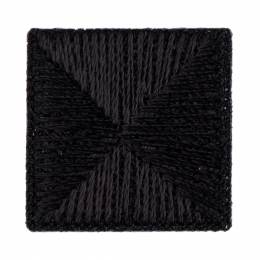 Thermocollant et autocollant Carr&eacute; noir - 408