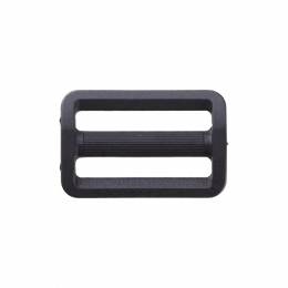 Boucle de serrage de 25mm plastique noir - 408