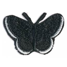 Thermocollant papillon noir 3,5 x 5 cm - 408