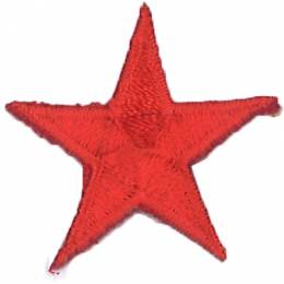 Thermocollant étoile broderie rouge 3 x 3cm - 408