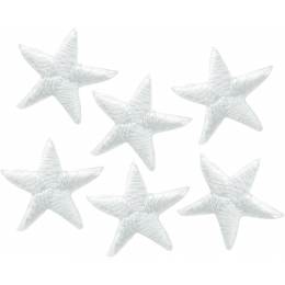 Mini étoiles thermocollantes blanc - 408