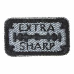 Thermocollant et auto extra sharp gris 4x2cm - 408