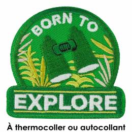 Thermocollant et autocollant explorateur - 408