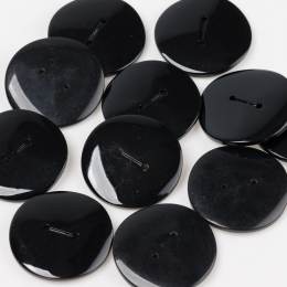 Bouton brillant surface vague à trous - 408