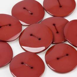 Bouton brillant surface vague à trous - 408