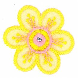 Thermocollant fleur 4,5 x 4,5 cm - 408
